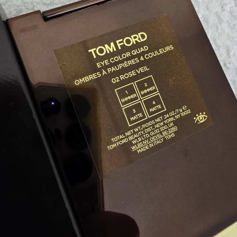 NEW~ TOM FORD Eye Color Quad ~ 02 ROSE VEIL~ LIMITED EDITION